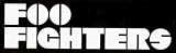 Foo Fighters - White Pill Logo on Black Rectangle - Sticker / Decal