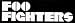 Foo Fighters - White Pill Logo on Black Rectangle - Sticker / Decal