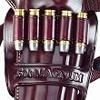 Galco Kodiak Holster Ammo Bandolier - Right Hand - Havana KHB62H