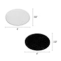 OVENTE Charcoal and Oil Vapor Replacement Filter Set ACPFDM2203 Compatible with 2L Electric Deep Fryer FDM2201BR