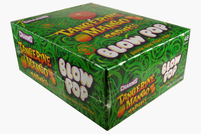 Blow Pops 48 Pack Tangerine Mango by Charms L.P.