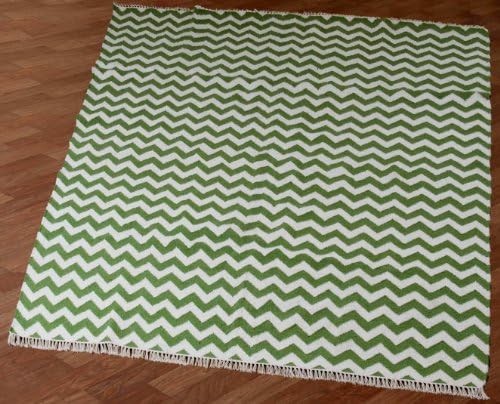 Hacienda Electro Rug, 4-Feet by 6-Feet, Green
