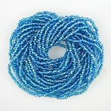 Jablonex Czech seed beads 11/0 Dk aqua S/L A/B m hank