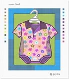 Onesie Floral Needlepoint Canvas