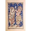 Folk Art Kalamkari Paintings Pen Drawings on Cloth