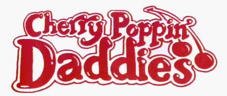 Cherry Poppin' Daddies - Red Logo with Cherries on White - Sticker / Decal