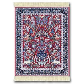 Lextra� (Tree of Life), MouseRug�, red, blues and white, 10.25" x 7.125", one