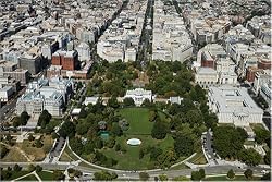 Aerial View of the White House and Environs - Rare 16x20 Photographic Print by Carol M. Highsmith
