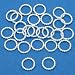 25 Sterling Silver Twisted Closed Jump Rings 19 Gauge 6mm