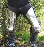 Full Leg Steel Gothic Armor: Medieval Knight Costume