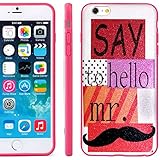 iPhone 6 Plus 5.5'' Case, Bligli Perfection Series Flexible TPU**[Hybrid Impact]**[Ultimate Slim]** Protection Back Case for Apple iPhone 6 Plus 5.5 '' [Rakish Beard](U.S)