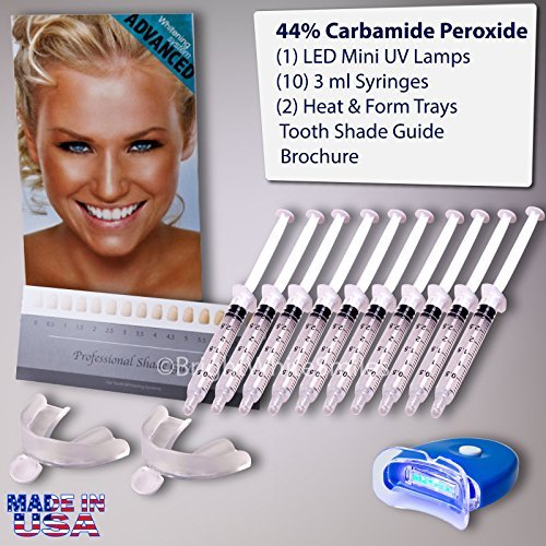 44% Teeth Tooth Whitening Whitener Bleaching Professional Kit White Gel Light