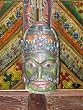 Christmas Gift-antique Hand Carved and Painted Wooden Mask Tribal India 20 Inches