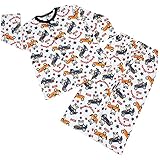 PANDA MANIA スムス くるま総柄前開き 長袖パジャマ パンダマニア パンツ:ネイビー◇80cm