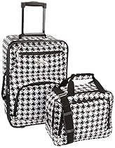 Rockland Luggage 2 Piece Printed Luggage Set, Kensington, Medium
