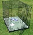 42" Foldable Black Cage For Dog & Puppy Training Crate.