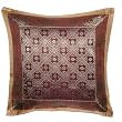 ShalinCraft Decorative Cushion Cover in Silk India Gifts 16x16 inches (bcbr279)