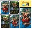 Bridge Gift Set - Golden - Double Deck Playing Cards - Score Pad - 2 Sets of Tallies