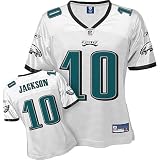 Reebok Philadelphia Eagles DeSean Jackson Women's Replica White Jersey