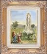 Our Lady of Fatima by Simeone Framed Art, 13.5" x 15.5" - MADE IN ITALY