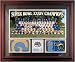 1999 St Louis Rams Framed Super Bowl XXXIV Team Photo with Stats