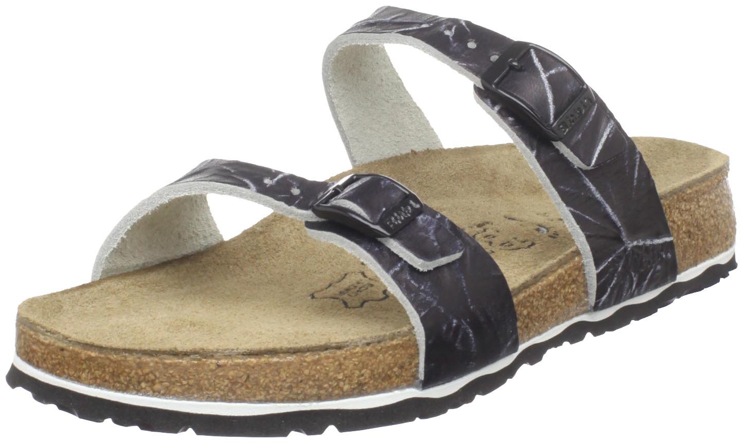 BIRKENSTOCK Papillio slides sandals Size 43 Men 10, Women 12 Silver/Black NEW! | eBay