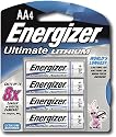 Energizer Ultimate L91BP-4 Lithium AA Battery 4 Pack