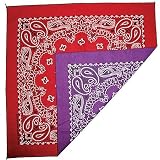 2-Sided Bandana Purple/Red