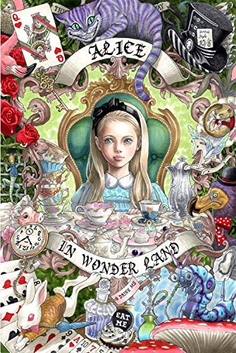 Alice in Wonderland 500 Pieces Wood Jigsaw Puzzle，perfect Choice for the Puzzle Lover
