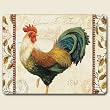 Majestic Rooster 15"x11.5" Tempered Glass Cutting Board