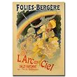 L'Arc en Ciel by Jules Cheret-Gallery Wrapped 24x32 Canvas