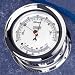 Weems &amp; Plath Atlantis Collection Barometer and Thermometer Combination (Chrome)