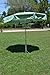 AugHog Products LLC AugBrella Beach Umbrella Anchor Holder Commercial Grade (White)