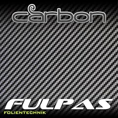 FULPAS 3D Struktur Carbonfolie Autofolie selbstklebend SCHWARZ 152cm x 200 cm