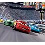 Cars Race Track Self-Stick Mini Wall Mural 31.625-Inch x 28.375-Inch
