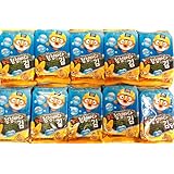 Delicious Natural Roasted Seaweed (Nori) Snack 5g -(Pack of 10)