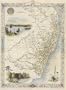 1800's NEW SOUTH WALES SYDNEY VICTORIA AUSTRALIA MAP LARGE VINTAGE POSTER REPRO