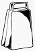 Tools & Hardware : Kentucky Cow Bell, 4 1/2"
