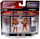 UFC Ultimate Fighting Jakks Pacific Series 1 Micro Figure 2 Pack B.J. Penn vs. Georges St. Pierre UFC 58