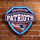 New England Patriots Team Neon Wall or Window Lamp NFL Football Fan Shop Sports Team Merchandise