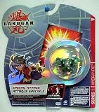 Hydranoid Heavy Metal Special Attack Green Bakugan Battle Brawlers Figure with Metal Card