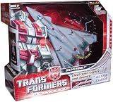 Transformers Universe Classic Series Ultra Class 9 Inch Tall Robot Action Figure - Autobot SILVERBOLT with Electronic Lights and Conversion Sounds and Electrostatic Bolt Launcher with 1 Missile Vehicle Mode Fighter Jet