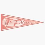 3 Atlanta Falcons Pink NFL Wholesale Team Pennants