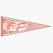 3 Atlanta Falcons Pink NFL Wholesale Team Pennants
