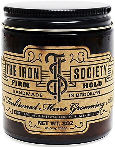 The Iron Society Old Fashioned Grooming Aid Firm Hold Pomade