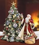 Thomas Kinkade Illuminated Advent Tabletop Christmas Tree by The Bradford Exchange