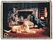Scene Weaver Ducks Unlimited Woven Throw, Waiting at Crow Creek, 69 x 52-Inches