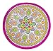 Diwali Lakshmi Pujan Shubh Labh Poster+ Paper Rangoli Sticker + Lakshmi Charan. Lord Ganesha with Lakshmi Idol Poster