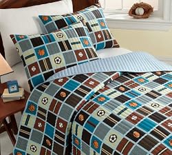 Balls Twin Quilt with Pillow Sham QS6373TW