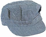 Hickory Stripe Engineer Cap
